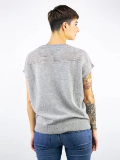 Britt Short Sleeve Pullover Heather -Orciani Store 360 sweater britt short sleeve pullover heather 2