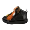 Shearling Sneakers Black