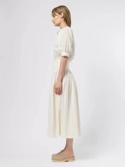 Brijette Dress Salt -Orciani Store apiece apart brijette dress salt 3