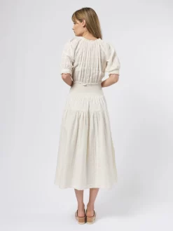 Brijette Dress Salt -Orciani Store apiece apart brijette dress salt 5