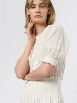 Brijette Dress Salt -Orciani Store apiece apart brijette dress salt 8