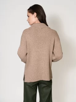 Miguela Sustainable Knit Camel -Orciani Store apiece apart miguela sustainable knit camel 3