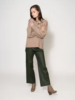 Miguela Sustainable Knit Camel -Orciani Store apiece apart miguela sustainable knit camel 4