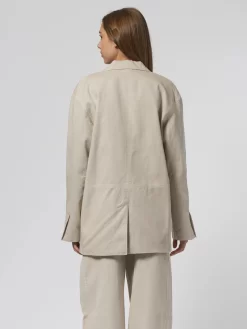 Oversized Blazer Sand -Orciani Store apiece apart oversized blazer sand 3