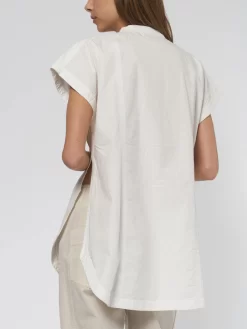 Pia Sleeveless Tunic Cream -Orciani Store apiece apart pia sleeveless tunic cream 4