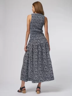 Siempre Tank Maxi Flors Navy -Orciani Store apiece apart siempre tank maxi flors navy 5