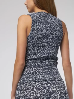 Siempre Tank Maxi Flors Navy -Orciani Store apiece apart siempre tank maxi flors navy 7