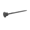 Vintage Black Spinel Button Hair Stick