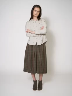 Gemma Skirt Mud -Orciani Store bsbee gemma skirt mud 4