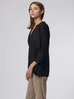 Monroe Shirt Black Zama -Orciani Store bsbee monroe shirt black zama 3