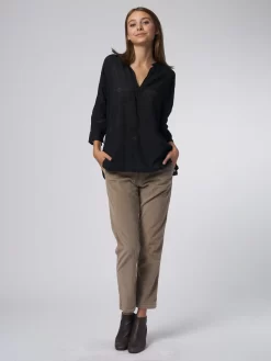 Monroe Shirt Black Zama -Orciani Store bsbee monroe shirt black zama 7