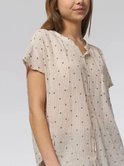 Ollie Shirt Brown Natural -Orciani Store bsbee ollie shirt brown natural 4