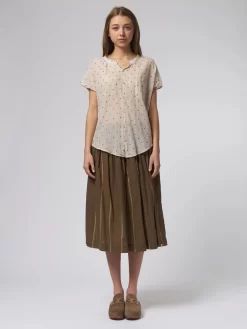 Ollie Shirt Brown Natural -Orciani Store bsbee ollie shirt brown natural 6