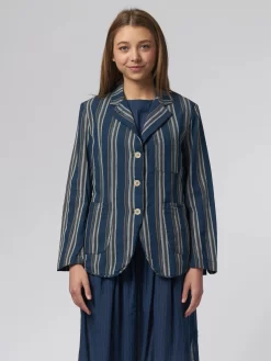 Pampa Jacket Navy Cinco Stripe
