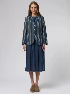 Pampa Jacket Navy Cinco Stripe -Orciani Store bsbee pampa jacket navy cinco stripe 9