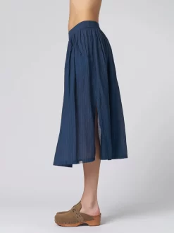 Tabasco Skirt Blue Harper Stipe -Orciani Store bsbee tabasco skirt blue harper stipe 2