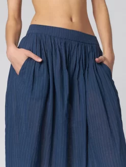 Tabasco Skirt Blue Harper Stipe -Orciani Store bsbee tabasco skirt blue harper stipe 5