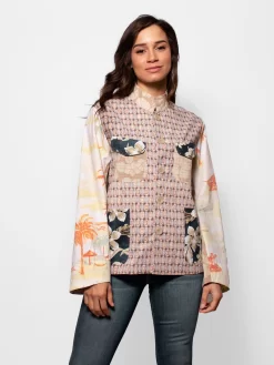 Gilligan Jacket Hawaiian Multi -Orciani Store burning torch gilligan jacket hawaiian multi 6