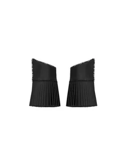Veronique Pleated Cuffs Black