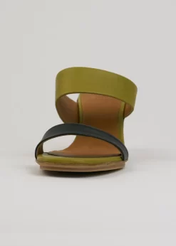 Doe Wedge Olive And Deep Sea -Orciani Store coclico doe wedge olive and deep sea 2