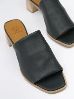 Jacque Heel Slide Black -Orciani Store coclico jacque heel slide black 7