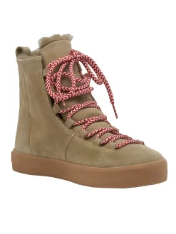 Sugar Otter Sabbia Boot With Candy-Stripe Lace -Orciani Store coclico sugar otter sabbia boot with candy stripe 3