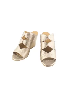 Tampico Heel Rose Metallic -Orciani Store coclico tampico heel rose metallic 3