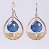Blue Quartz Drop Earrings