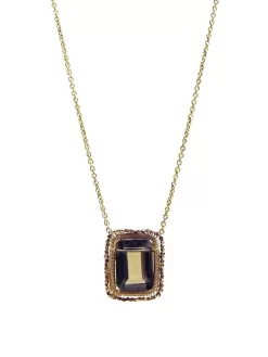 Orciani Store -Orciani Store dana kellin fashion smoky quartz necklace 1