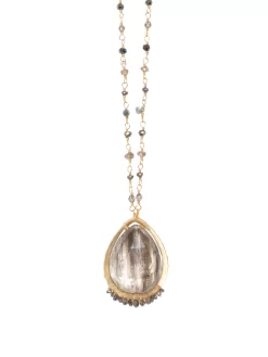 Orciani Store -Orciani Store dana kellin fine 14k brown rutilated quartz and di 1