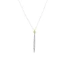 14k Diamond Stick Necklace