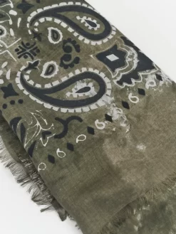 Alvina Bandana Quadra Militare Scarf -Orciani Store destin alvina bandana quadra militare scarf 4