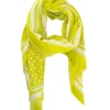 Cobo Pois Quadra Scarf Lime