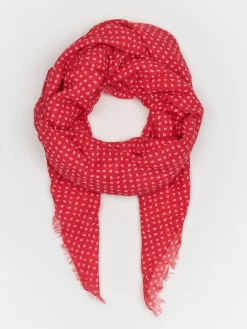 Cotton Double Dot Quadra Red