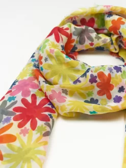 Crazy Quadra Yellow Mix Scarf -Orciani Store destin crazy quadra yellow mix scarf 2