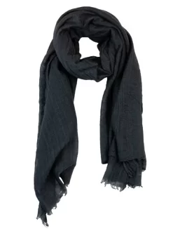 Iris Stole Scarf Steel Grey