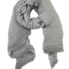 Plisse Sciarpa Scarf Ice Grey