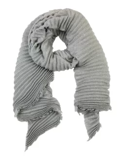 Plisse Sciarpa Scarf Ice Grey