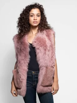 Fur Shearling Rose -Orciani Store fur shearling rose 3