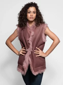 Fur Shearling Rose -Orciani Store fur shearling rose 4