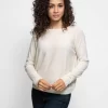 Cashmere Luxe Crew Ivory