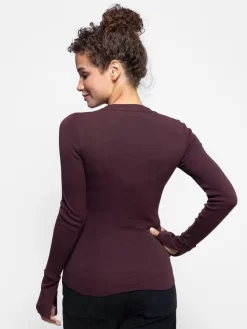 Crew Neck Sweater Tannin -Orciani Store inhabit crew neck sweater tannin 2