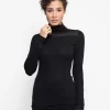 Illusion Turtle Neck Sweater Graphite