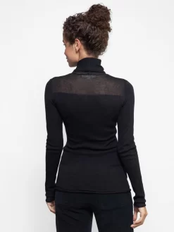 Illusion Turtle Neck Sweater Graphite -Orciani Store inhabit illusion turtle neck sweater graphite 2