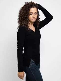 Side-slit V Black -Orciani Store inhabit side slit v black 1