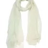 Tissue Woven Scarf Chalk