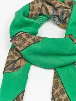 Cheetah Carre Green -Orciani Store inouitoosh cheetah carre green 2