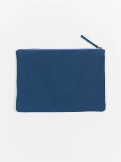 Embroidered Pouch Pio Blue -Orciani Store inouitoosh embroidered pouch pio blue 2
