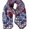 Mads Square Scarf Burgundy