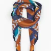 Silk Carre Scarf Toucan Caramel